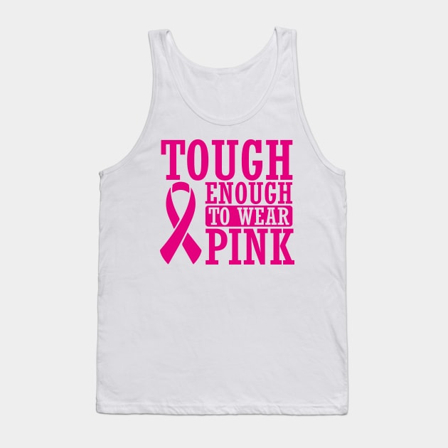Cancer: Tough enough to wear pink Tank Top by nektarinchen